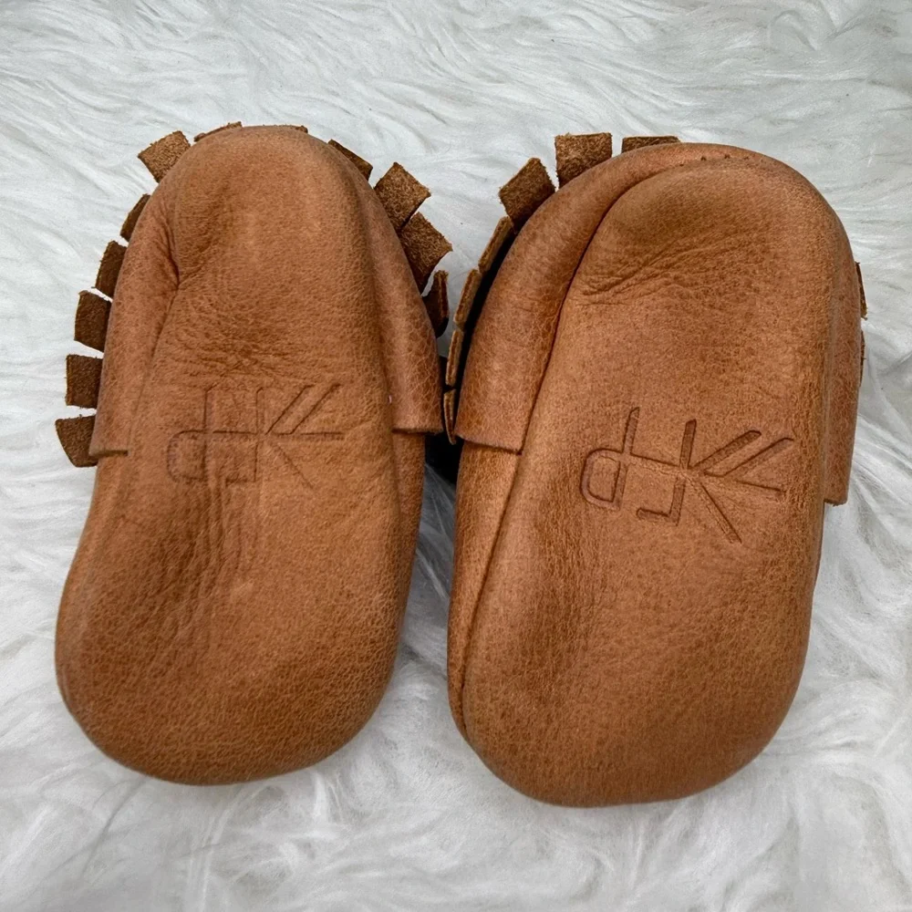 UGG Brown and Tan Baby Boots and Freshly Picked Moccasin Baby Shoe Bundle